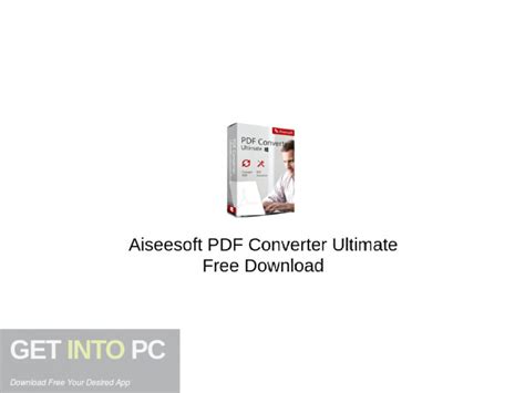 Aiseesoft Pdf Converter Ultimate Free Download