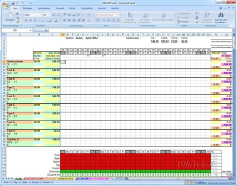 Excel vorlage für die dienstplanung. Dienstplan in Excel - Download - Kostenlos & schnell auf ...