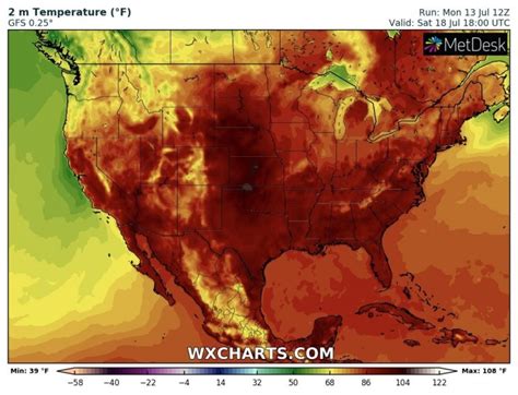 The Scorching Heatwave Across Much Of United States