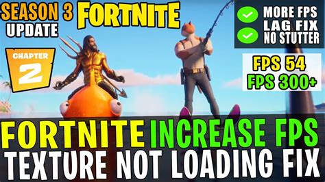 🔧 Fortnite Chapter 2 Season 4 Increase Fps And Fix Lag On Low End Pc
