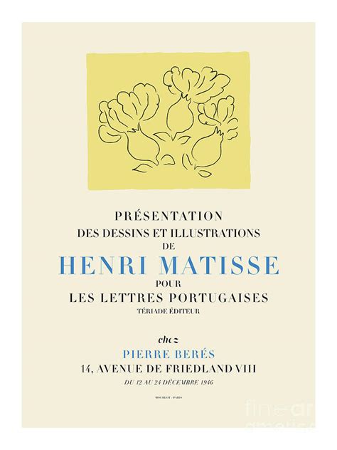 Henri Matisse Les Lettres Portugaises Digital Art By Mikheil