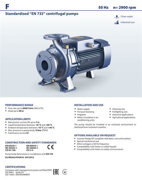 Hydraulic Centrifugal Pumps Business Industry Science Pumps