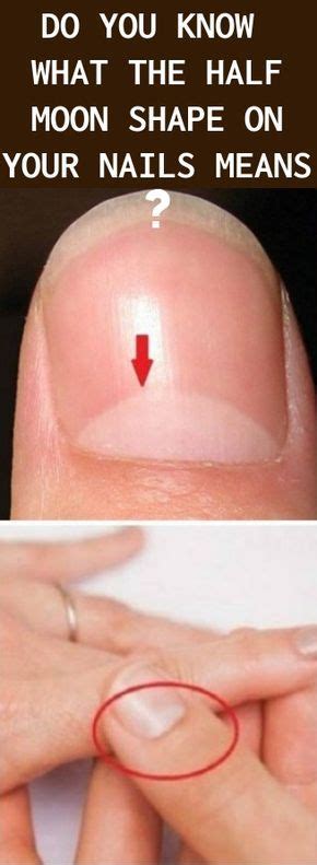 Do You Know What The Half Moon Shape On Your Nails Means The Answer Is