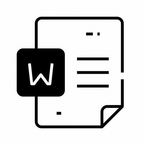 Word Document Icon Download On Iconfinder On Iconfinder