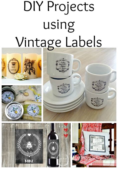 14 Diy Projects Using Vintage Labels The Graphics Fairy