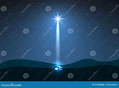 Star Indicates The Christmas Of Jesus Christ Birth Of Jesus Christ