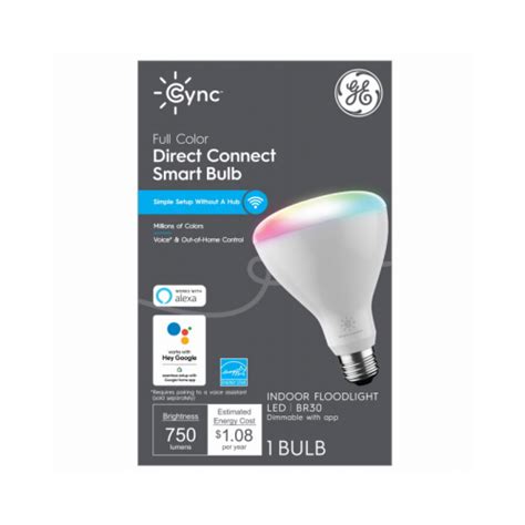 Ge Lighting 93128985 Cync Smart Indoor Floodlight Led Bulb Dimmable