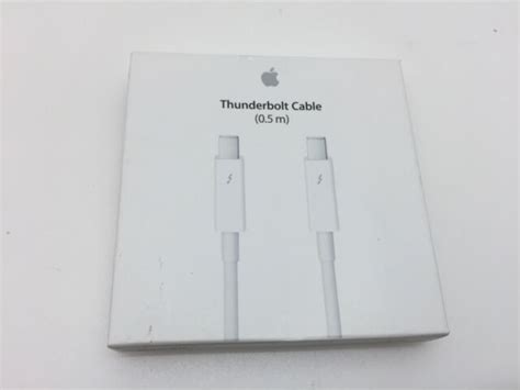 Apple Md862lla Thunderbolt Cable 05m White For Sale Online Ebay