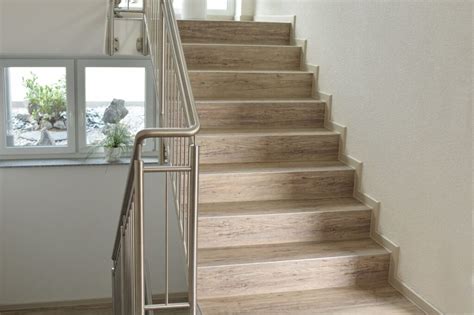 Most lvp interlocks, like tongue & groove, to form a floating most interlocking flooring can be glued, but the pieces have to be joined first. How to Install Vinyl Plank Flooring on Stairs | BuildDirect® Learning CenterLearning Center