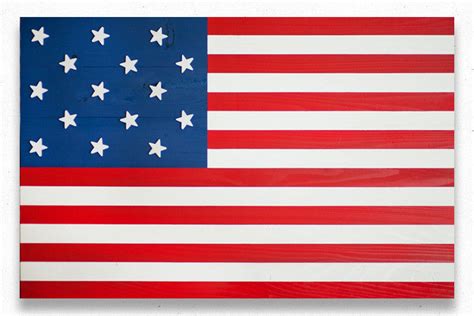 Star Spangled Banner Wood Flag Patriot Wood