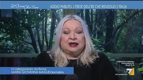 Anche oggi, domenica 11 aprile 2021, si rinnova l'appuntamento come domenica in, come sempre condotto da mara venier. Morte Paolo Rossi, Maria Giovanna Maglie con gli occhi ...