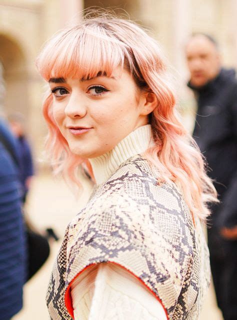 The Real Reason Maisie Williams Dyed Her Hair Pink Post Got Maisie