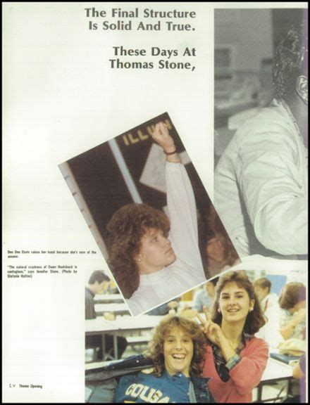 Explore 1986 Thomas Stone High School Yearbook Waldorf Md Classmates