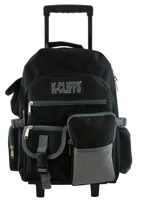 Buy Rolling Backpack Heavy Duty School Backpack With Wheels Deluxe