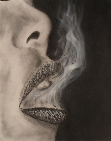 Smoking Hot Lips Mixed Media By Robert Polley