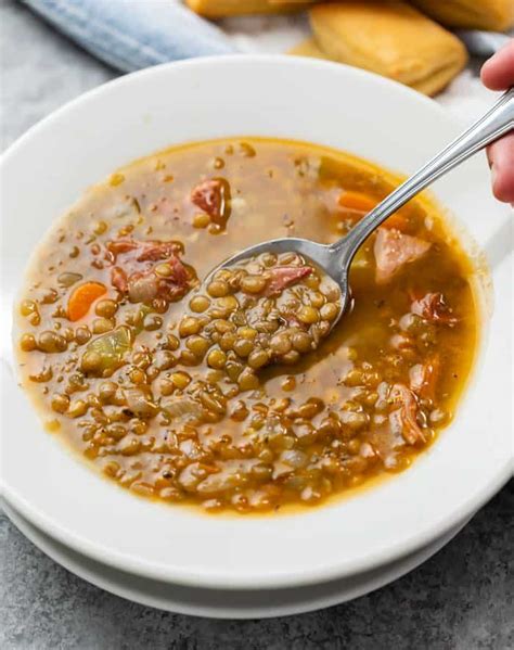 Lentil Soup And Ground Beef And Ham Hocks Hester Thumbly