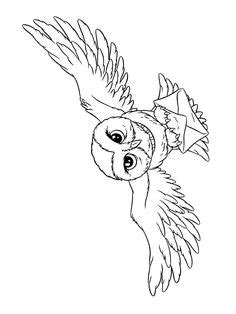 Print the pdf to use the worksheet. Harry Potter Owl Drawing at GetDrawings | Free download
