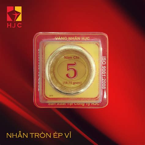 Nhẫn Tròn ép Vỉ 5 Chỉ Vàng 9999