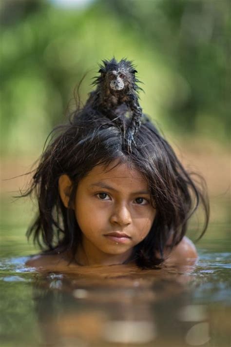 ギャラリー：アマゾン、人とサルの絆を写すポートレート 10点 ナショナルジオグラフィック日本版サイト