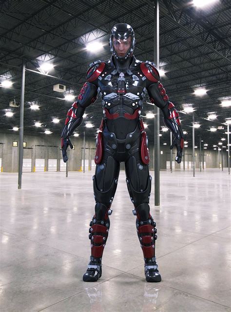 Cyber Suit Mk I Richie Mason Cyber Hero Clothes Sci Fi Concept Art