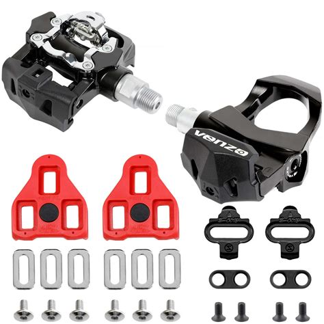 Venzo Spin Bike Pedals And Cleats For Peloton Look Arc Delta Shimano