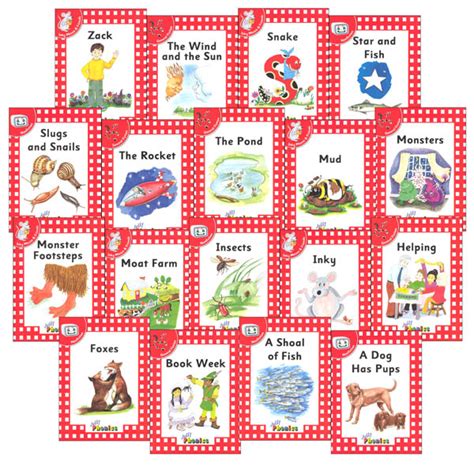 Jolly Phonics Reader Books Session Words In Alphabetical Order