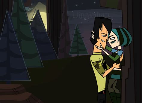 Total Drama Duncan And Gwen Kiss Fanart By Thegothgal