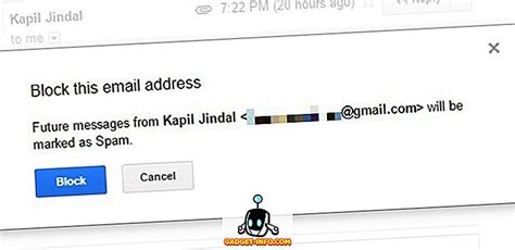 Jak Blokovat E Mailovou Adresu V Gmailu Na Webu Nebo Na Androidu