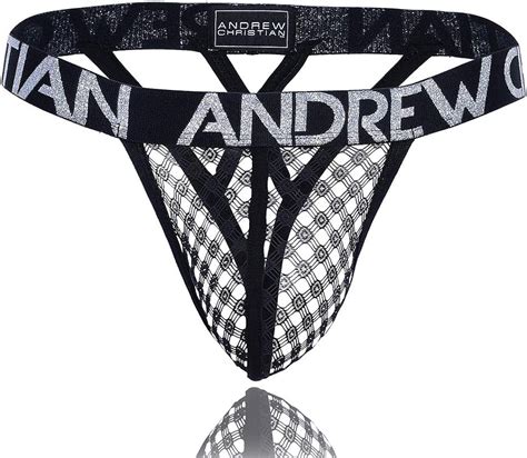 Andrew Christian Lace Thong W Almost Naked Black Amazon Ca Clothing