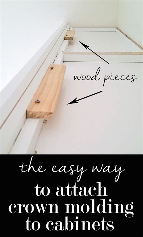 The best part of this project is it's simplicity. How To Put Crown Molding Above Kitchen Cabinets - Anipinan ...