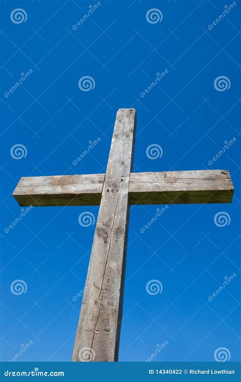 Cross With Blue Sky Stock Photo Image Of Heavenly Lord 14340422