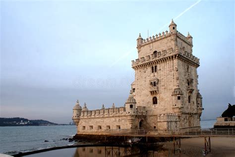 Belem Tower At Dawn In Lisbon Portugal Stock Image Image Of Europe