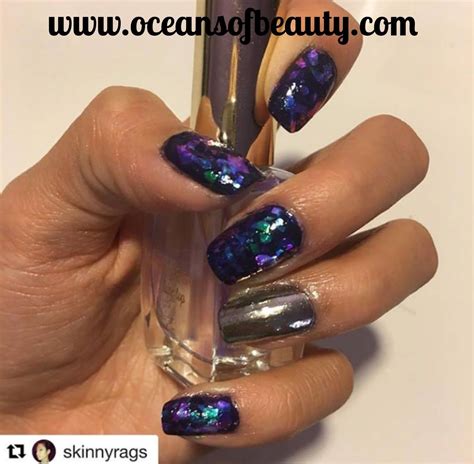 Apply a thin layer of pro base from the base to the tip of your nails. Flexie Flakies from OceansofBeauty.com Salon Quality done ...