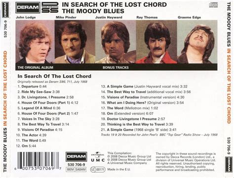 The Moody Blues In Search Of The Lost Chord 1968 Avaxhome