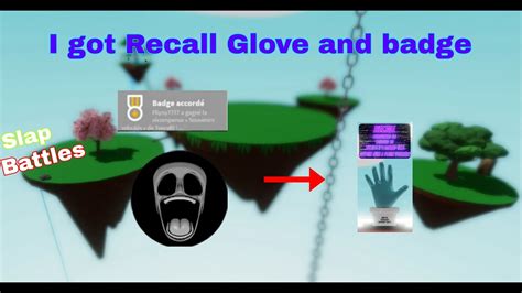 Roblox Slap Battles I Finally Got The New Recall Glove Repressed Memorys Badge In Hours
