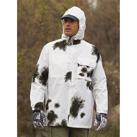 New German Mil Reversible Snow Camo Jacket 64319 At Sportsmans Guide