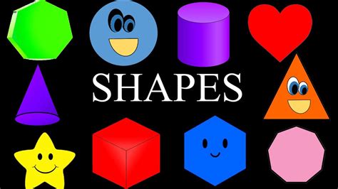 Shapes Name 20 Shapes Shapes Name In English Shapes Name With