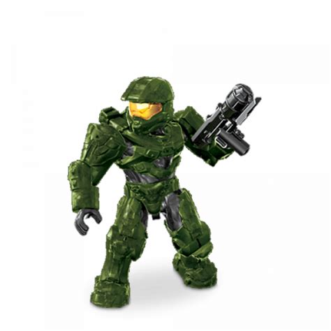 Collectables Halo Mega Bloks Unsc Green Spartan Master Chief Mini