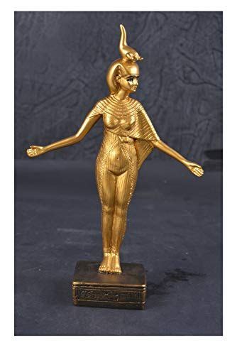Big And Amazing Hand Crafted Egyptian Goddess Selket Statue Gold Plated S Amazon