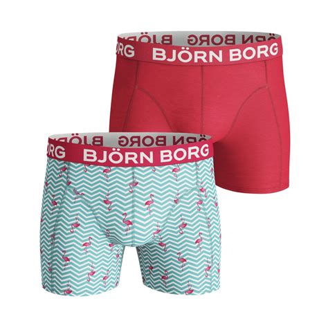 Denken sie auch an björn borg unterhosen als geschenk für ihn, von dem sie auch was haben. 2-er-Pack Björn Borg Core Flamingo Stripe Sammy - Boxer ...