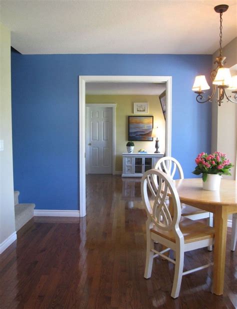 Minimalist transformation before after decluttering with mp3.mp3. The Minimalist Way to Inject Color: Before & After (Blue Accent Wall | Blue accent walls, Blue ...