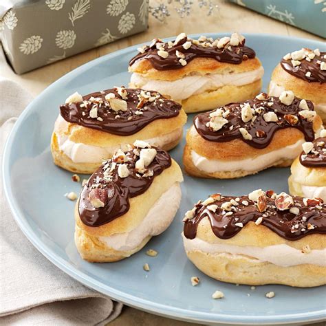 Hazelnut Mocha Eclairs Recipe How To Make It