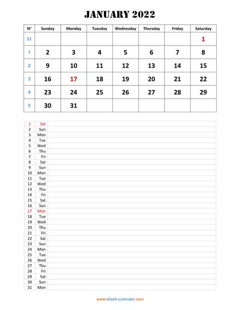 Vertical Printable Calendar 2022 Printable Calendar 2023