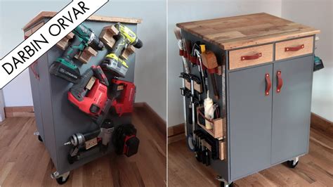 Ultimate Mobile Tool Cart For Small Shop Woodworking Youtube