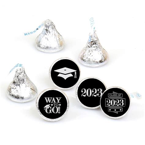Big Dot Of Happiness Graduation Cheers Round Candy Labels 2023