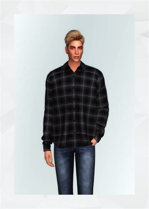 Sims 4 Flannel Shirt Cc The Best Sims 4 Shirts Mods Cc Snootysims