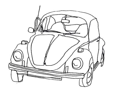 1970 Vw Beetle Car Coloring Pages Best Place To Color