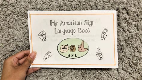 My American Sign Language Book For Toddlers