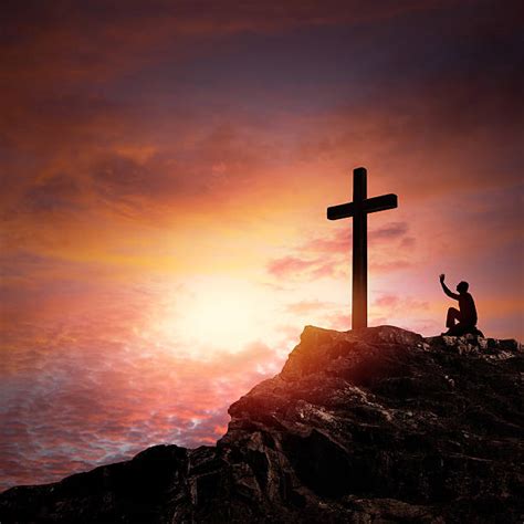 Jesus Christ On Cross Looking Up Stock Photos Pictures And Royalty Free