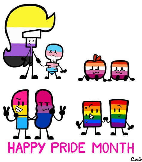 happy pride month from inanimate insanity by cmg2022 on deviantart